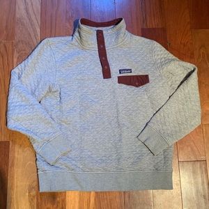 Patagonia quilt snap-T pullover sweatshirt
